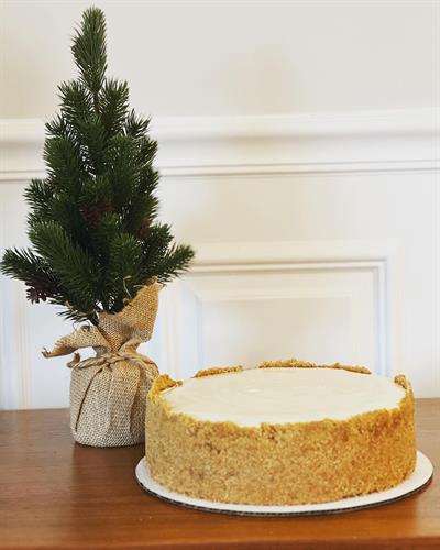 Aunt Jan's Original recipe with sweet sour cream topping and extra graham cracker crust