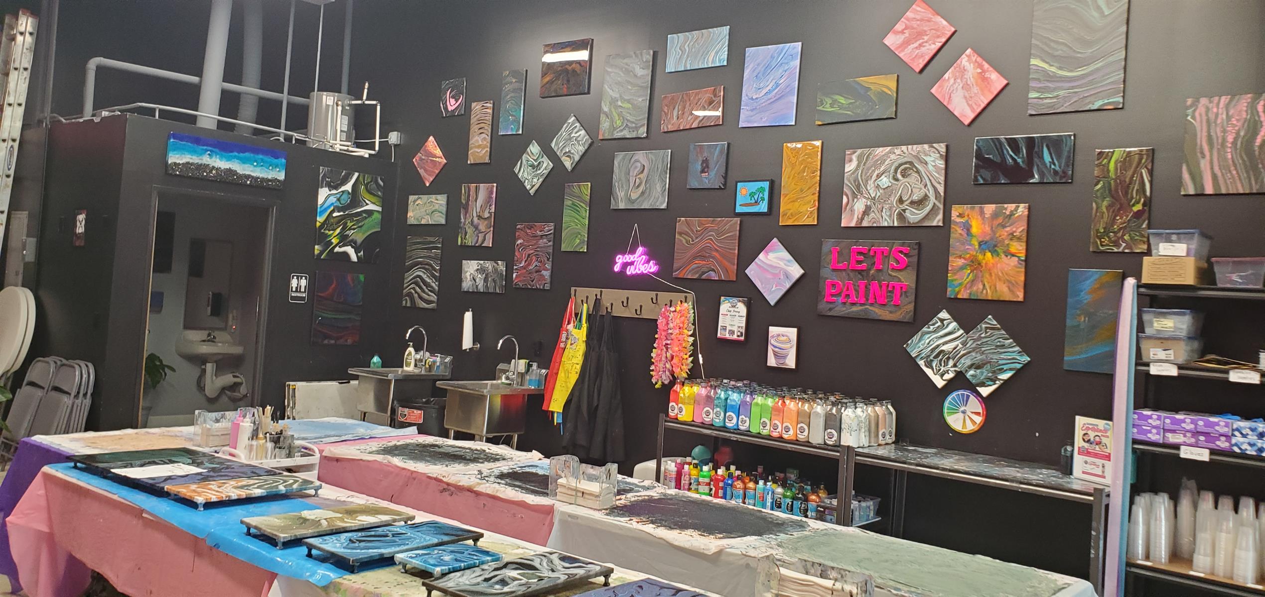 Hawaii Fluid Art Create, Paint and Save RCC Member Special Member