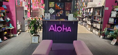 Aloha as you enter our Foyer