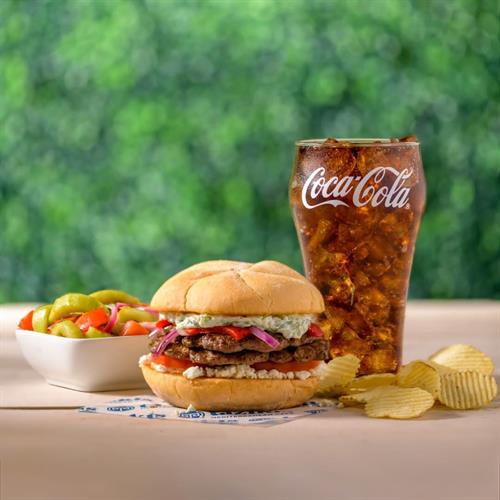 Mediterranean Lamb Burger