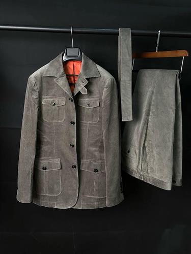 Grey Corduroy