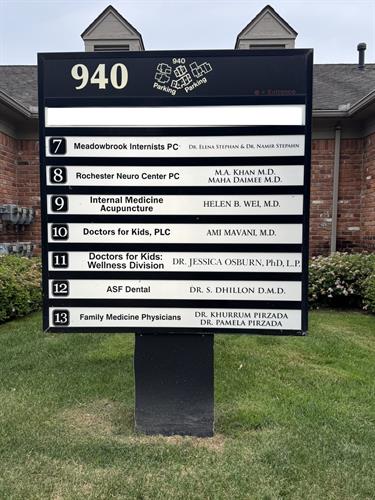 You can find us in Suite 12 in the Rivercrest Professional Center on Avon Road