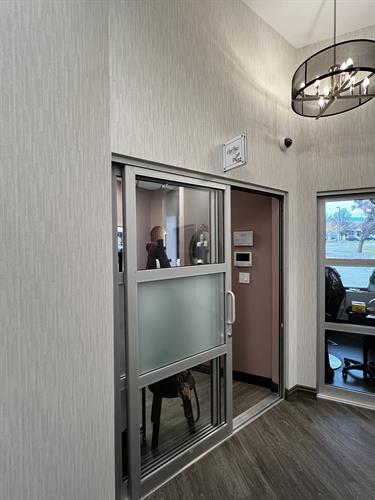 Internal suite entrance