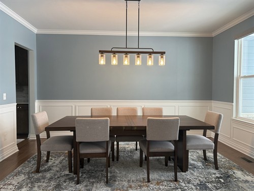 Dining Room Paint & Wainscoting