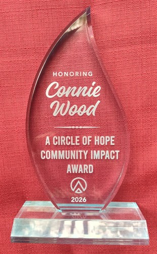 Honored to celebrate Connie Wood as the inaugural recipient of the A Circle of Hope Community Impact Award at this year’s symposium. This award will be presented annually to an individual whose dedication, compassion, and impact have meaningfully changed the lives of families and young people. A fitting recognition for someone who has spent years doing exactly that.