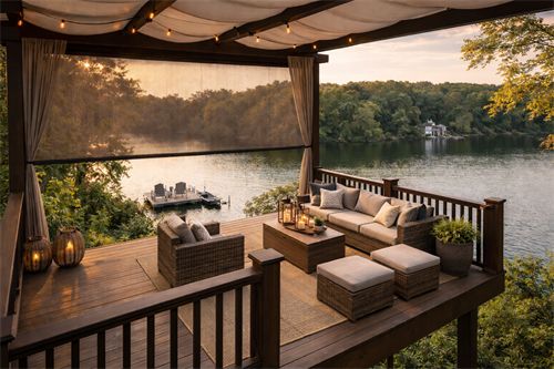 2nd story Deck Exterior shade