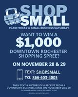 Shop Small, Support Local, and Win BIG after Thanksgiving!