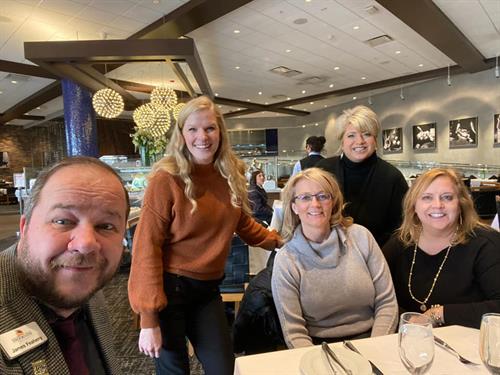 Lunch with Chamber Ambassadors.