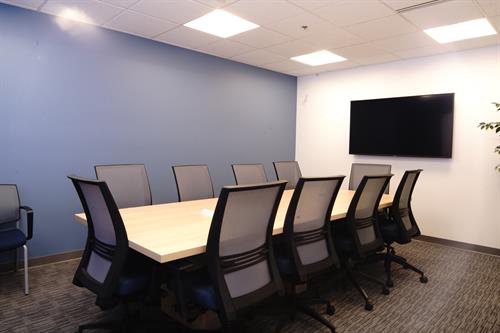  Large Conference Room (up to 10 People) with Presentation TV and White Board