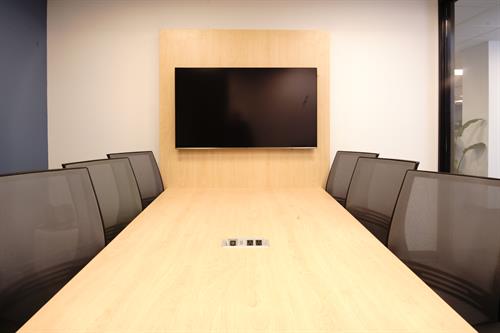  Media Conference Room (up to 9 People) with Presentation TV and White Board