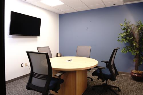 Small Conference Room (4-6 People) with Presentation TV and White Board