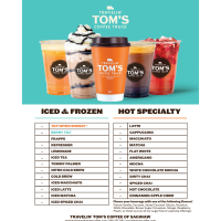 Hire Travelin' Tom's Coffee Truck for Your Ribbon Cutting or Grand Opening!