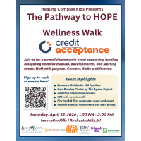 Healing Complex Kids Hosts Pathway to HOPE Wellness Walk on April 25th