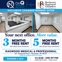 Rochester Regional Chamber Members Offered Exclusive Free Rent Incentives at Oakwood Medical & Professional
