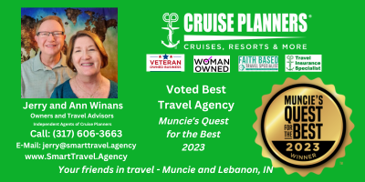 Cruise Planners - Jerry and Ann Winans - www.SmartTravel.Agency