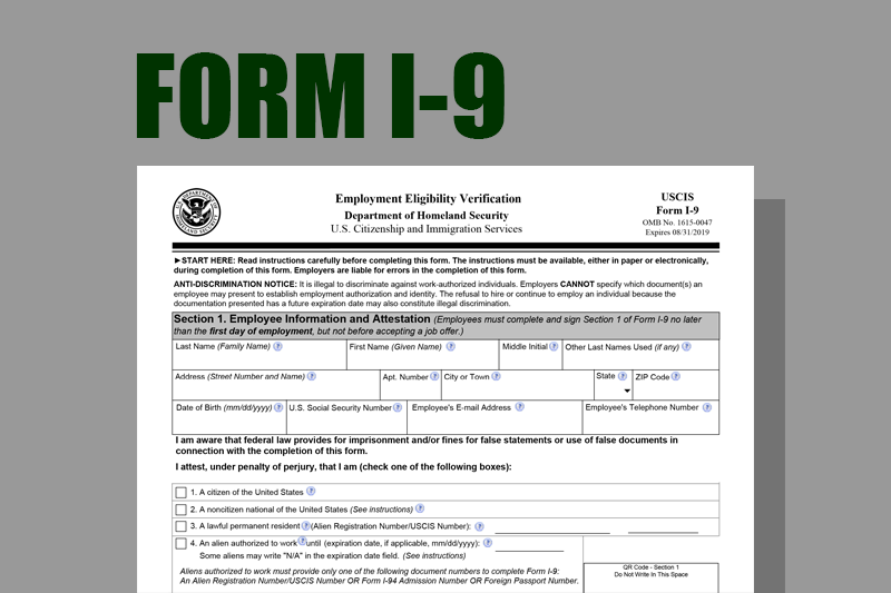 Your I9 Forms, Would You Pass An Audit?