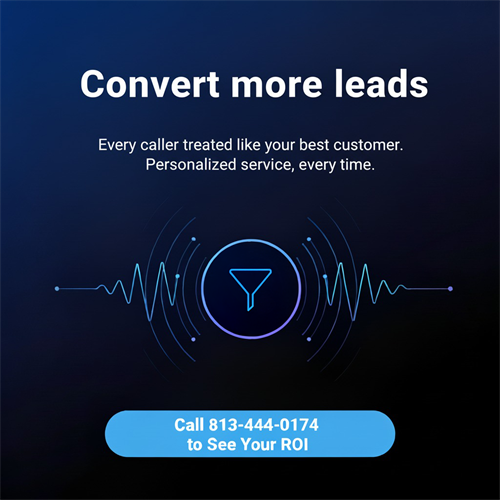 Convert more leads - Every caller treated like your best customer. Personalized service, every time.