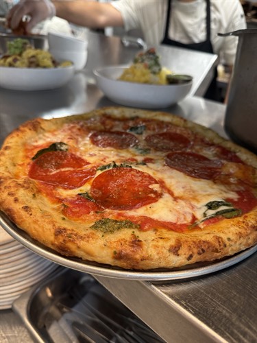 Hand Stretched Sourdough Pizza