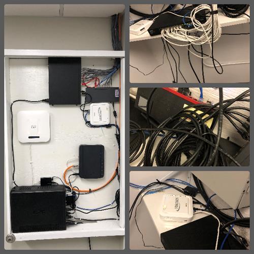 Wiring cleanup for small business in Orlando