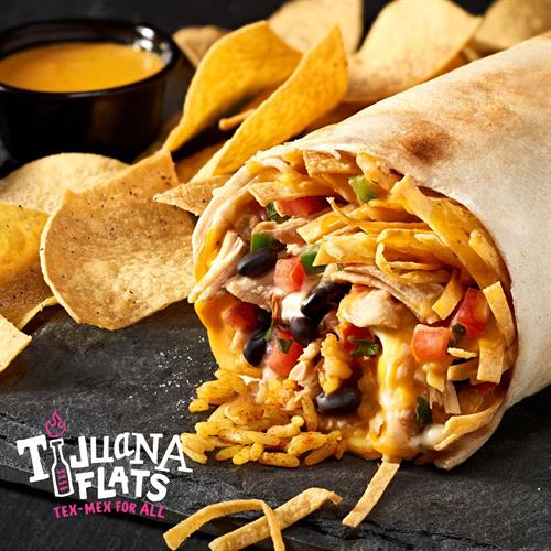 Try our new Queso Crunch Burrito!