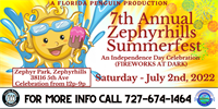 7th Annual Zephyrhills Summerfest Fireworks - July 2nd
