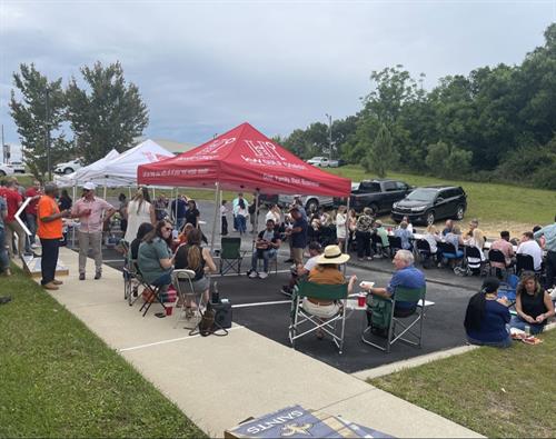 Stepping off the roof to support our friends at Keller Williams Realty Gulf Coast during their Crawfish Boil in Pensacola, FL! KellerWilliamsRealtor