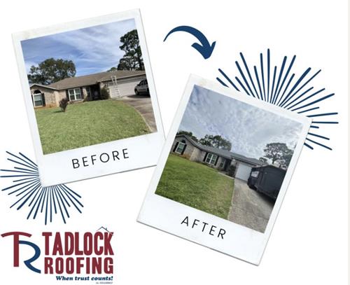 Curious about what your home would look like with a gray roof? Look no further than this before & after. 