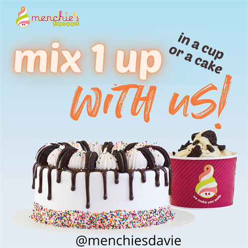 In a cup or in a cake, you can mix 1 up!