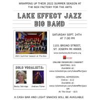 Lake Effect Jazz Big Band wraps season at Box Factory for the Arts