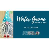 Winter Gnome Painting, November 4th
