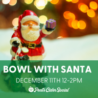 Bowl with Santa - Peat's Cider 