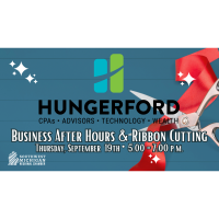 Business After Hours & Ribbon Cutting - Hungerford CPAs + Advisors