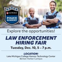 Law Enforcement Hiring Fair at Lake Michigan College