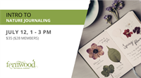 INTRO TO NATURE JOURNALING