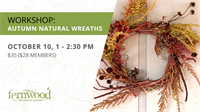 AUTUMN NATURAL WREATHS WORKSHOP