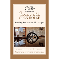 Full Circle Café & Espresso Bar Announces Farewell Open House and Retail Day