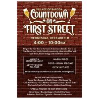 Village of Baroda Announces “Countdown on First Street”, A Family-Friendly New Year’s Eve Celebration in the Heart of Downtown