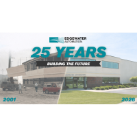 Edgewater Automation Celebrates 25 Years of Growth, Partnership, and Purpose