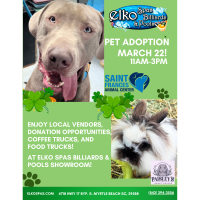 Pet Adoption Event at Elko Spas, Billiards & Pools Showroom!