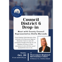 County Council District 6 Drop-in with Representative Stella Mercado