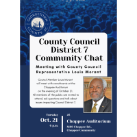 County Council District 7 Community Chat with Representative Louis Morant