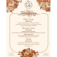 Thanksgiving Dinner at Tide to Table