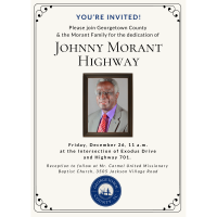 Johnny Morant Highway dedication