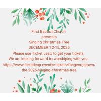 Singing Christmas Tree at First Baptist Church of Georgetown