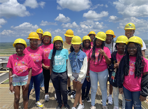 Sisters in STEM visit Santee Cooper to learn about STEM careers