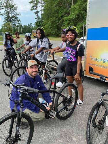 Living healthier lifestyles through outdoor exercise with the Village Flyers bike club
