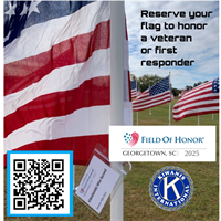 Kiwanis Club of Pawleys Island presents Field of Honor