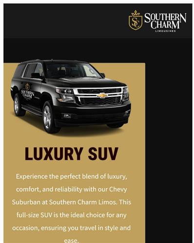 6-passenger Luxury Suburban 