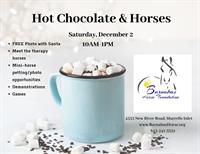 Hot Chocolate and Horses – A Community Open House at Barnabas Horse Foundation