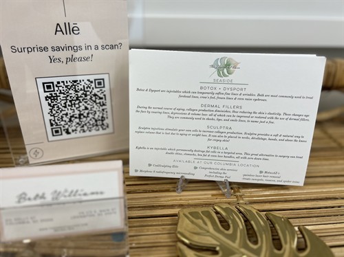 Injectables, dermal fillers, Sculptra, and Kybella, explained simply. Scan to check your Alle rewards and see what's new at The Essential Face.